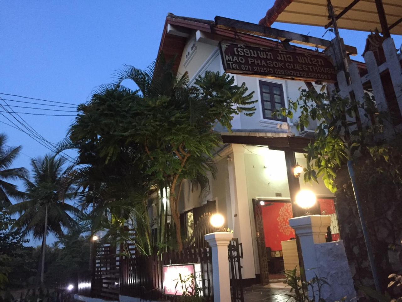 Mao Phasok Riverside Guesthouse Luang Prabang Exterior foto